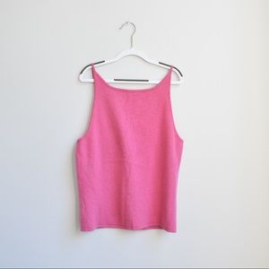Ann Taylor Baby Pink Cashmere Top